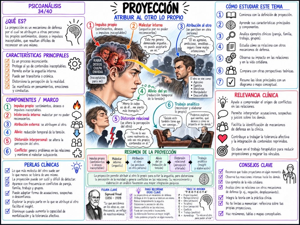 Proyección 34/40: Atribuir al Otro lo Propio