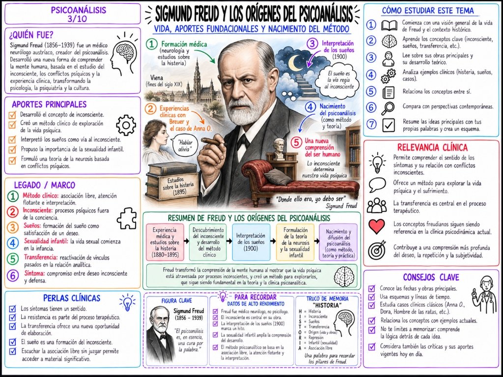 Sigmund Freud y los Orígenes del Psicoanálisis 3/10: Vida y Nacimiento del Método