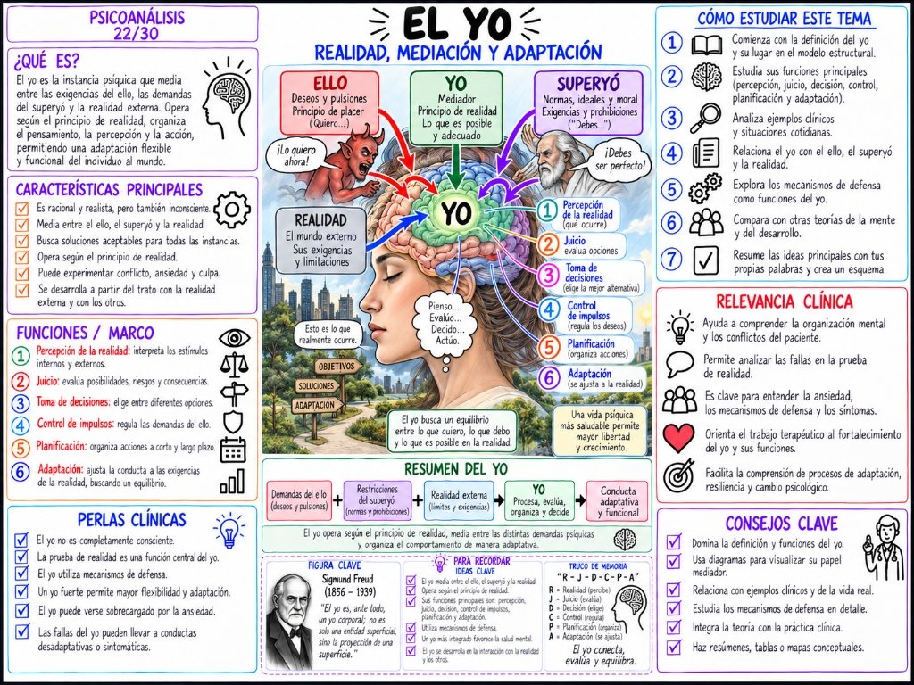 El Yo 22/30: Realidad, Mediación y Adaptación